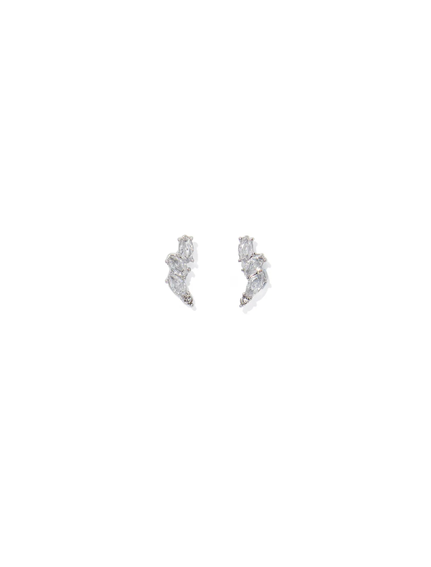 Anjali Crystal Crawler Earrings