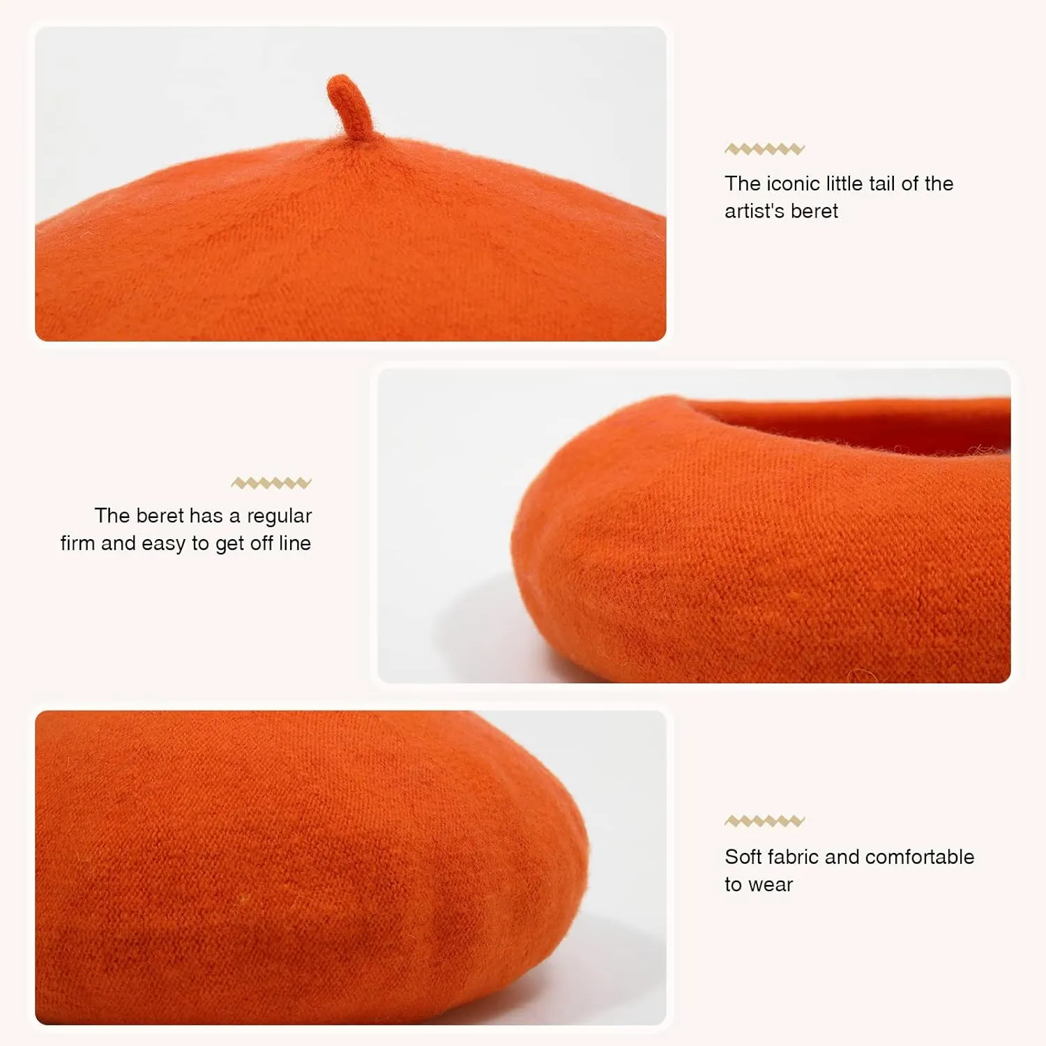 AWAYTR Kids Beret Hats for Girls - Artist French Beret for Toddler Little Girl