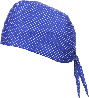 BISMAADH Bamboo Cotton Polka Dot Printed Patka Durag Headcover Skull Cap
