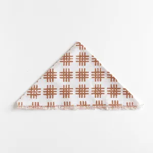 Cotton Dolls/Teddy Head Scarf/Neckerchief - Bark Check