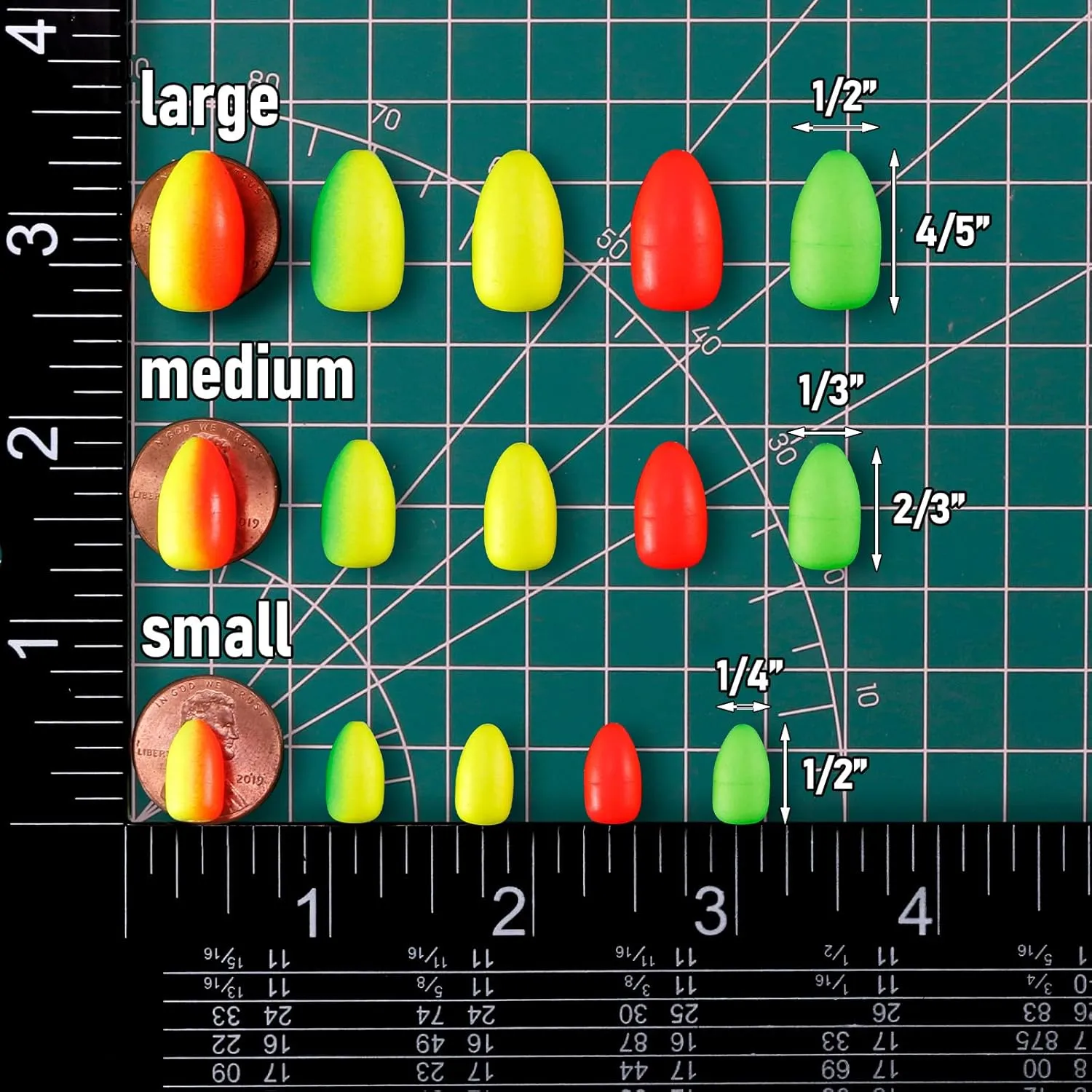 Dr.Fish 30 Pack Oval Foam Floats Fishing Rig Floats Fly Fishing Trout Bobber Strike Indicator Pompano Surf Fishing Rig Walleye Crawler Harness