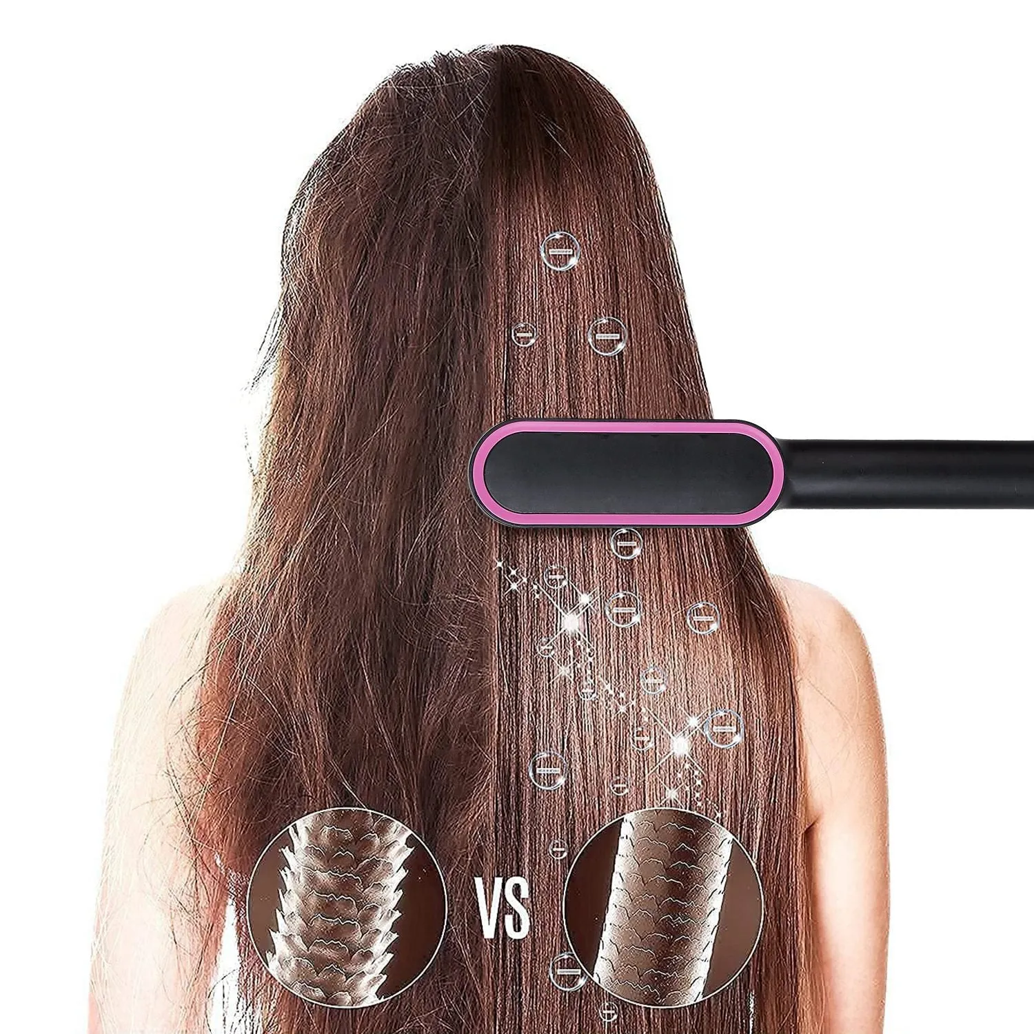 Electric Hair Straightener Brush