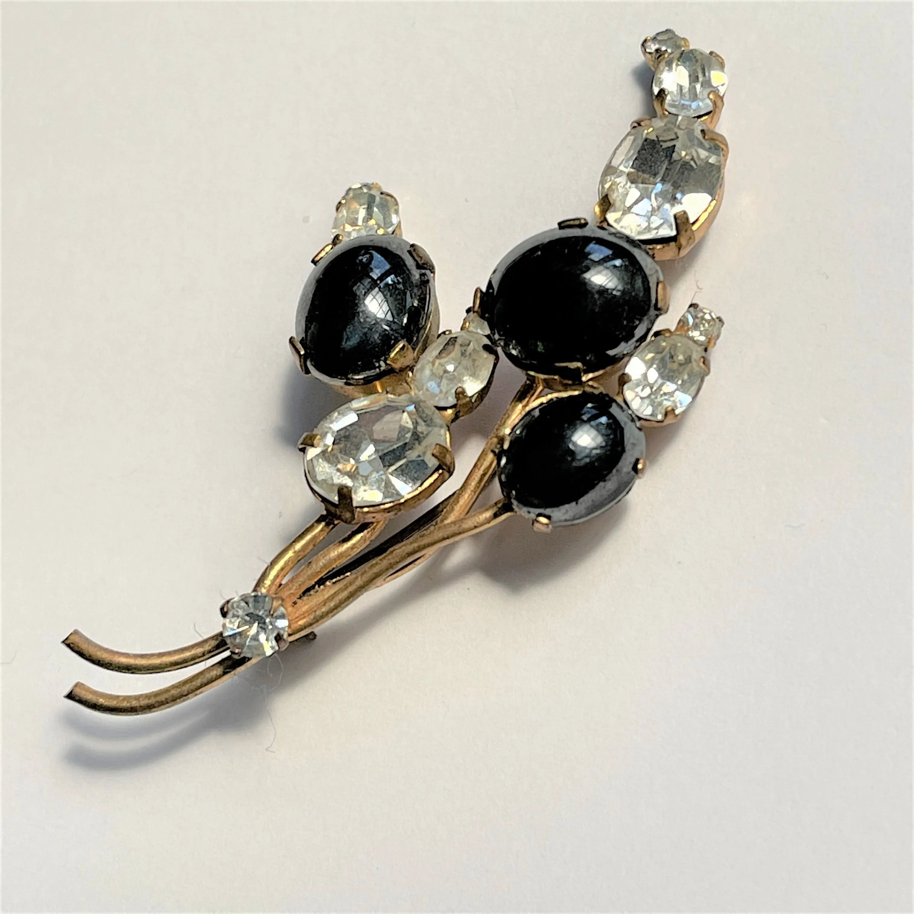 Floral Spray Vintage Brooch