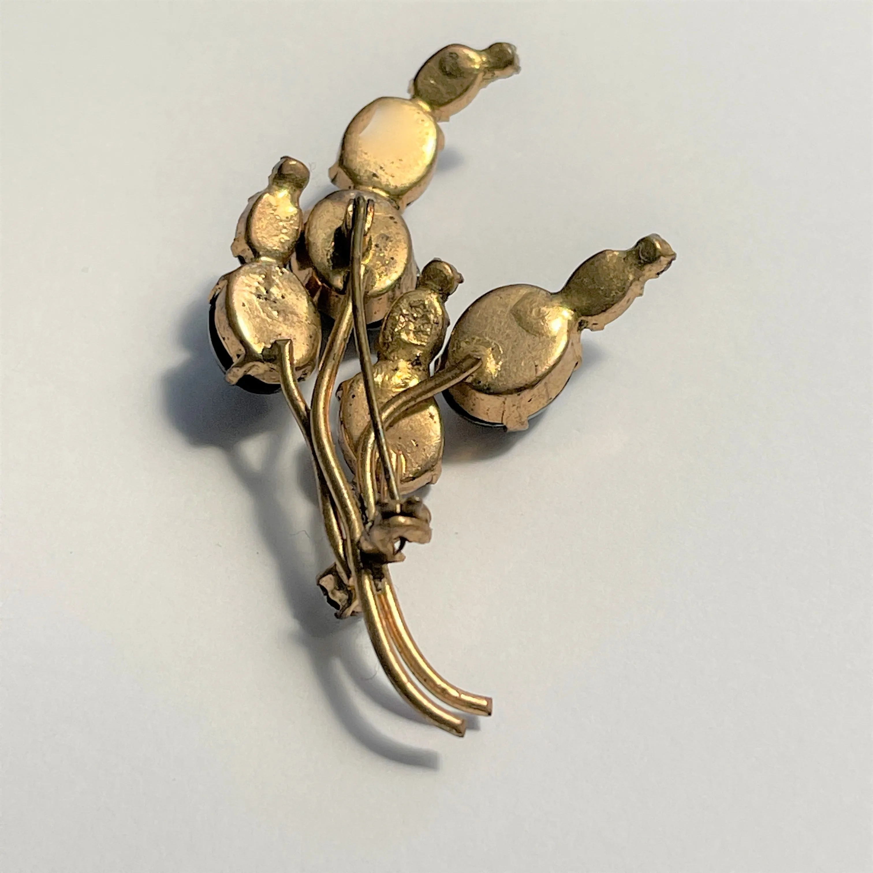 Floral Spray Vintage Brooch