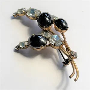 Floral Spray Vintage Brooch