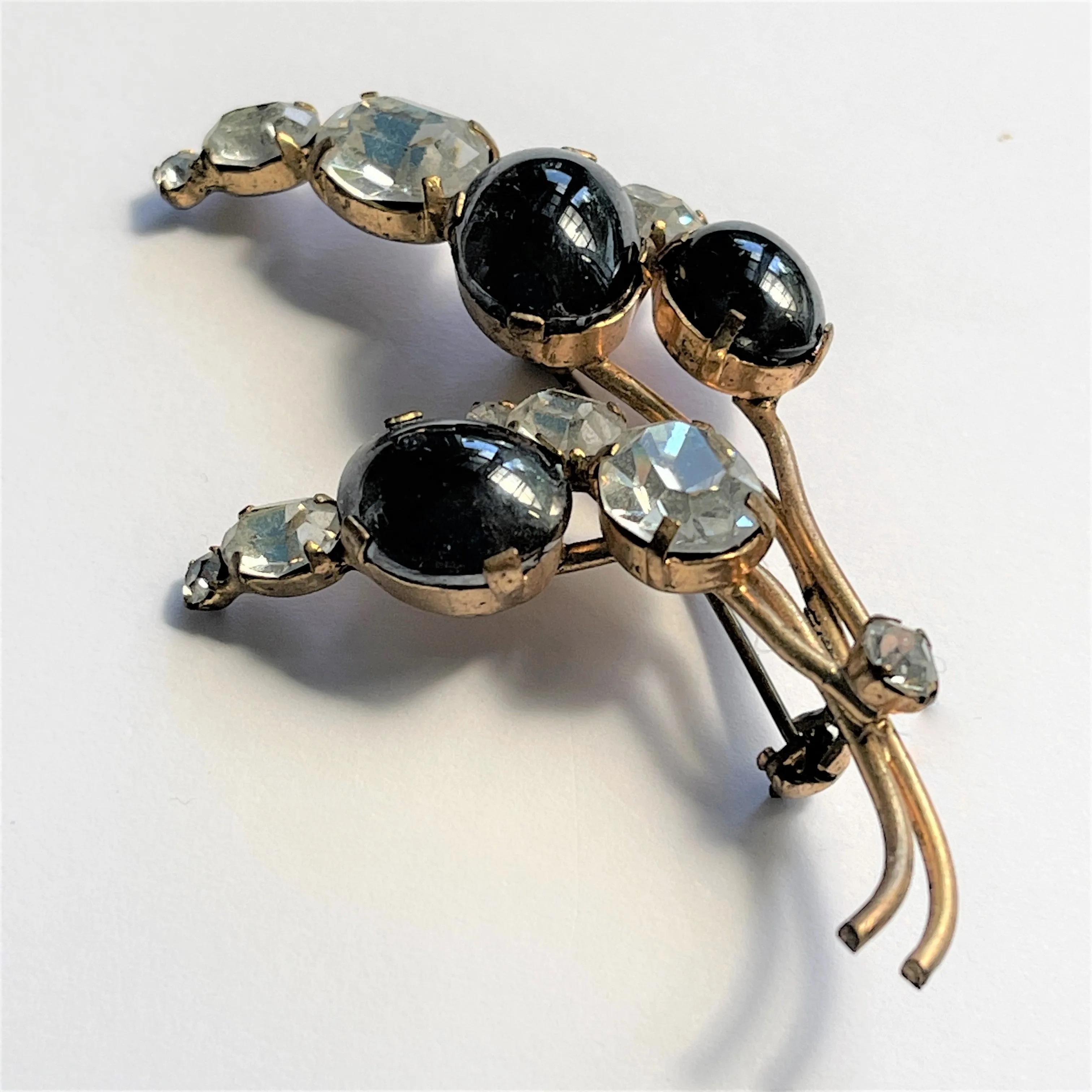 Floral Spray Vintage Brooch
