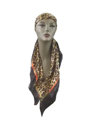Leopard Silky Scarf