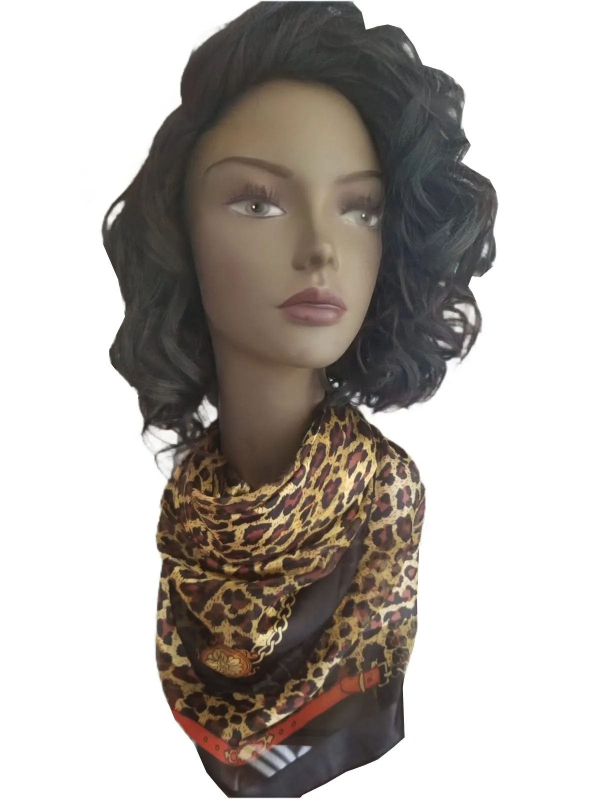 Leopard Silky Scarf