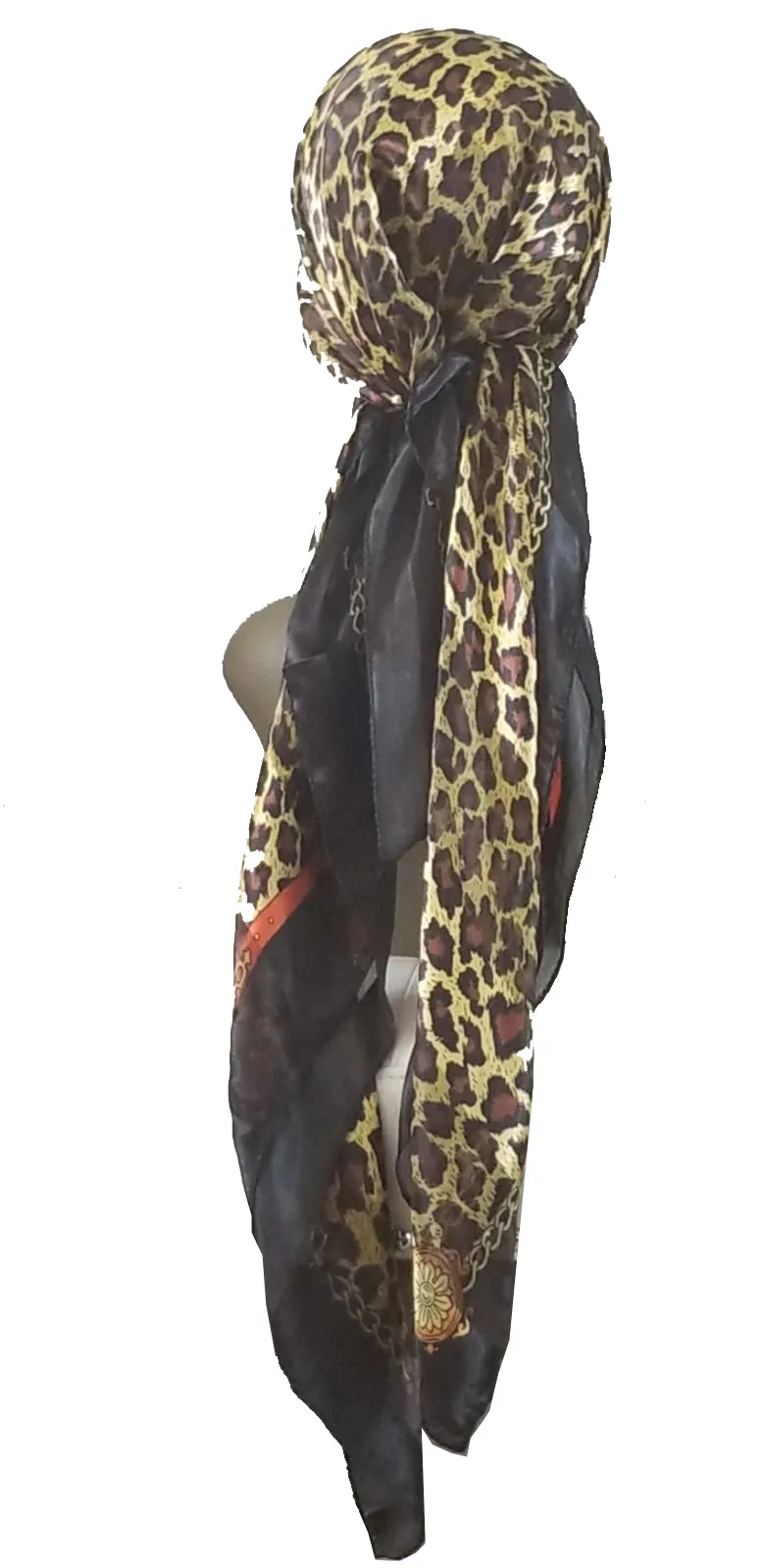 Leopard Silky Scarf