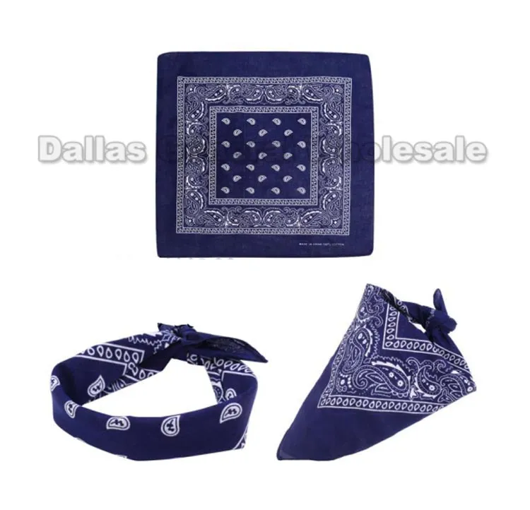 Paisley Print Bandannas Wholesale