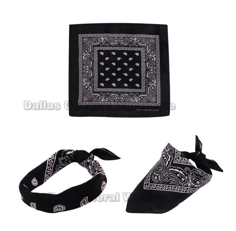 Paisley Print Bandannas Wholesale