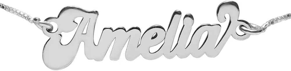PicturesOnGold.com Exclusive Personalized Anklet - Custom Name Available in Silver & Gold