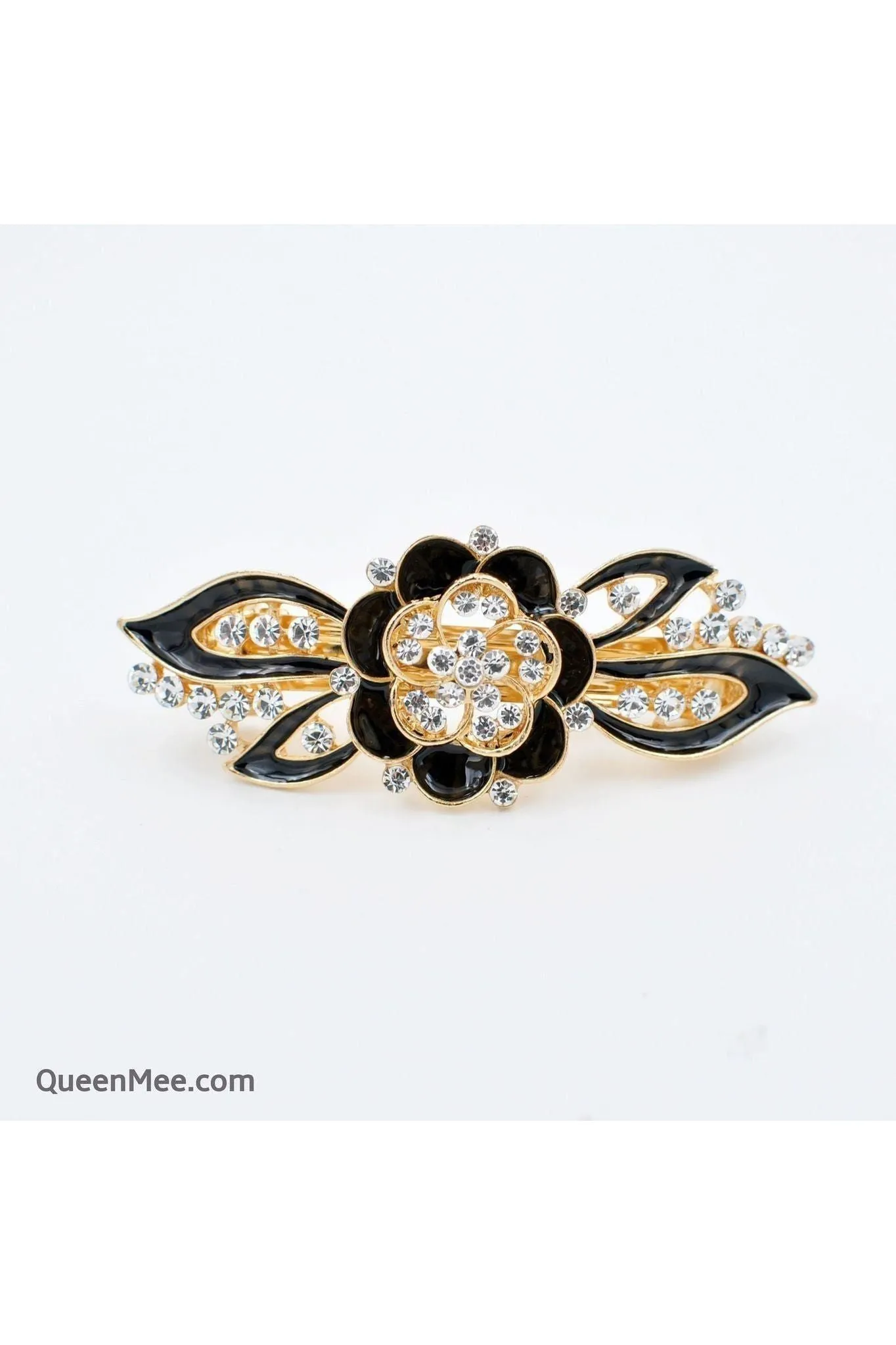 Queenmee Hair Accessories Flower Hair Clip In Enamel