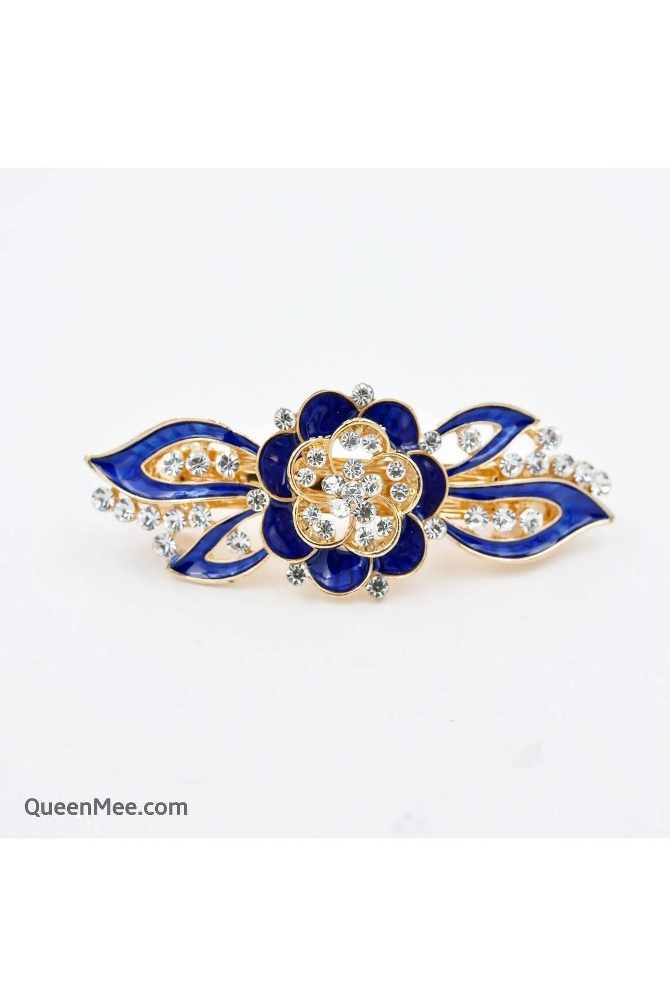 Queenmee Hair Accessories Flower Hair Clip In Enamel