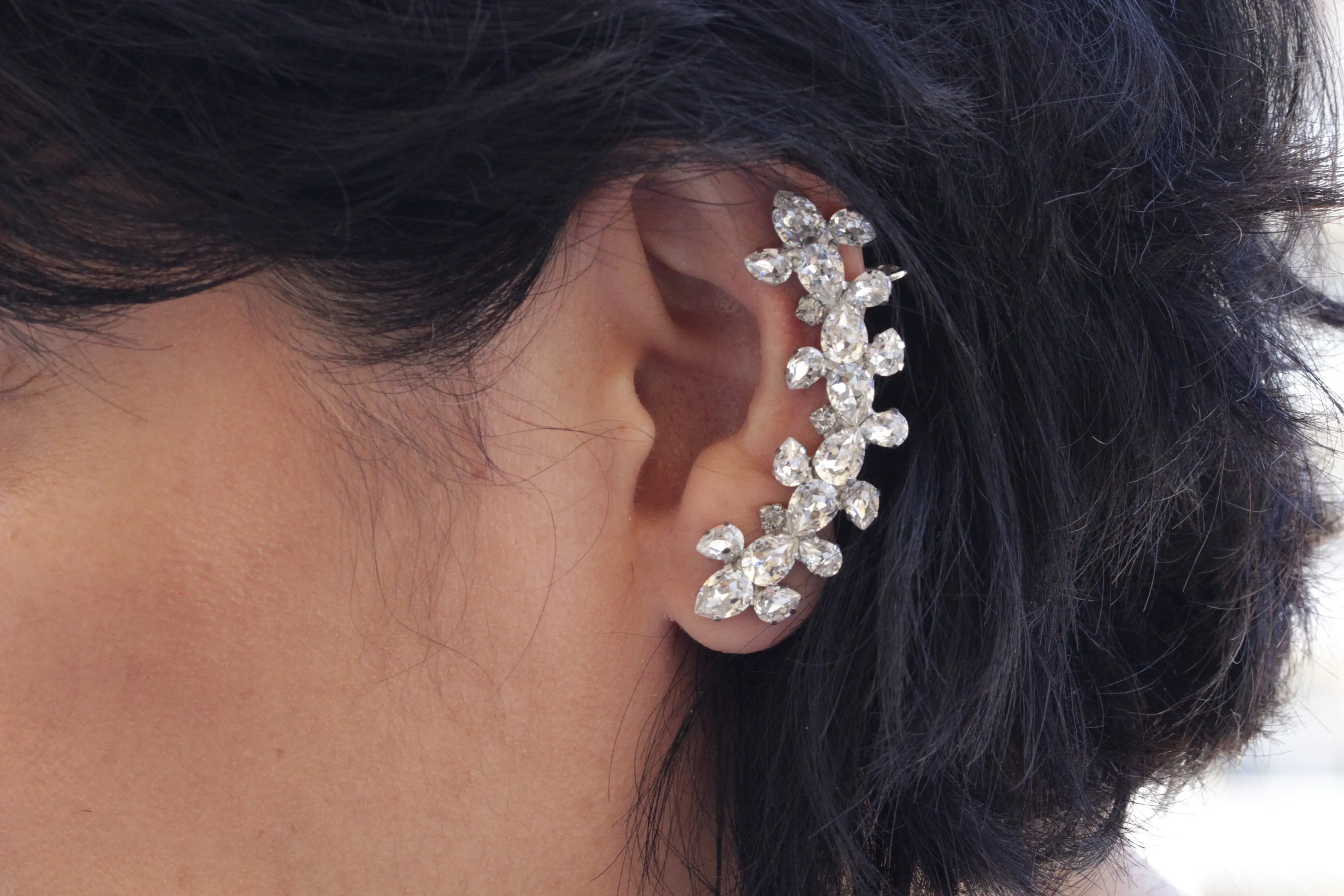 Silver EAR CLIMBER EARRINGS