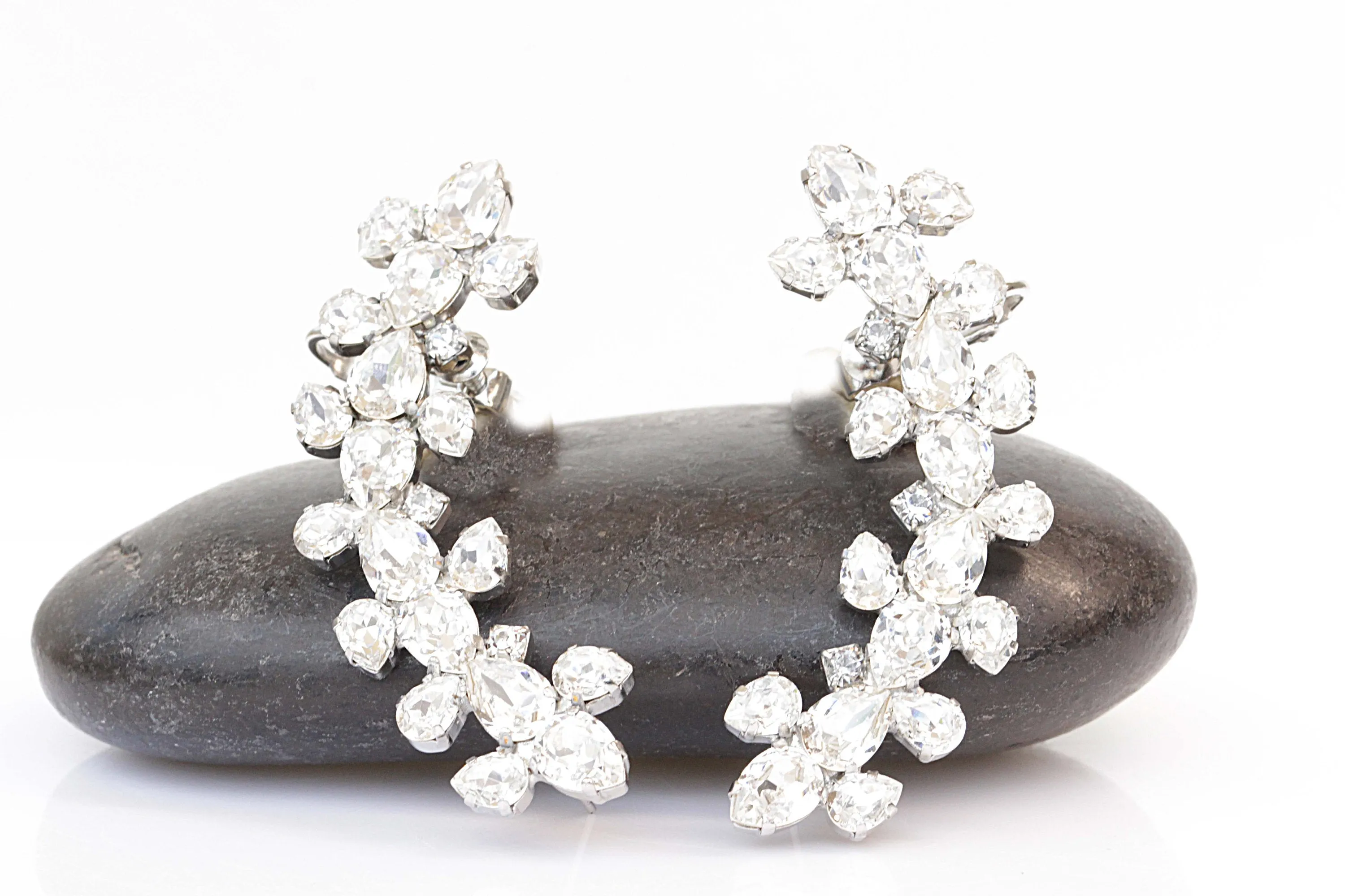 Silver EAR CLIMBER EARRINGS