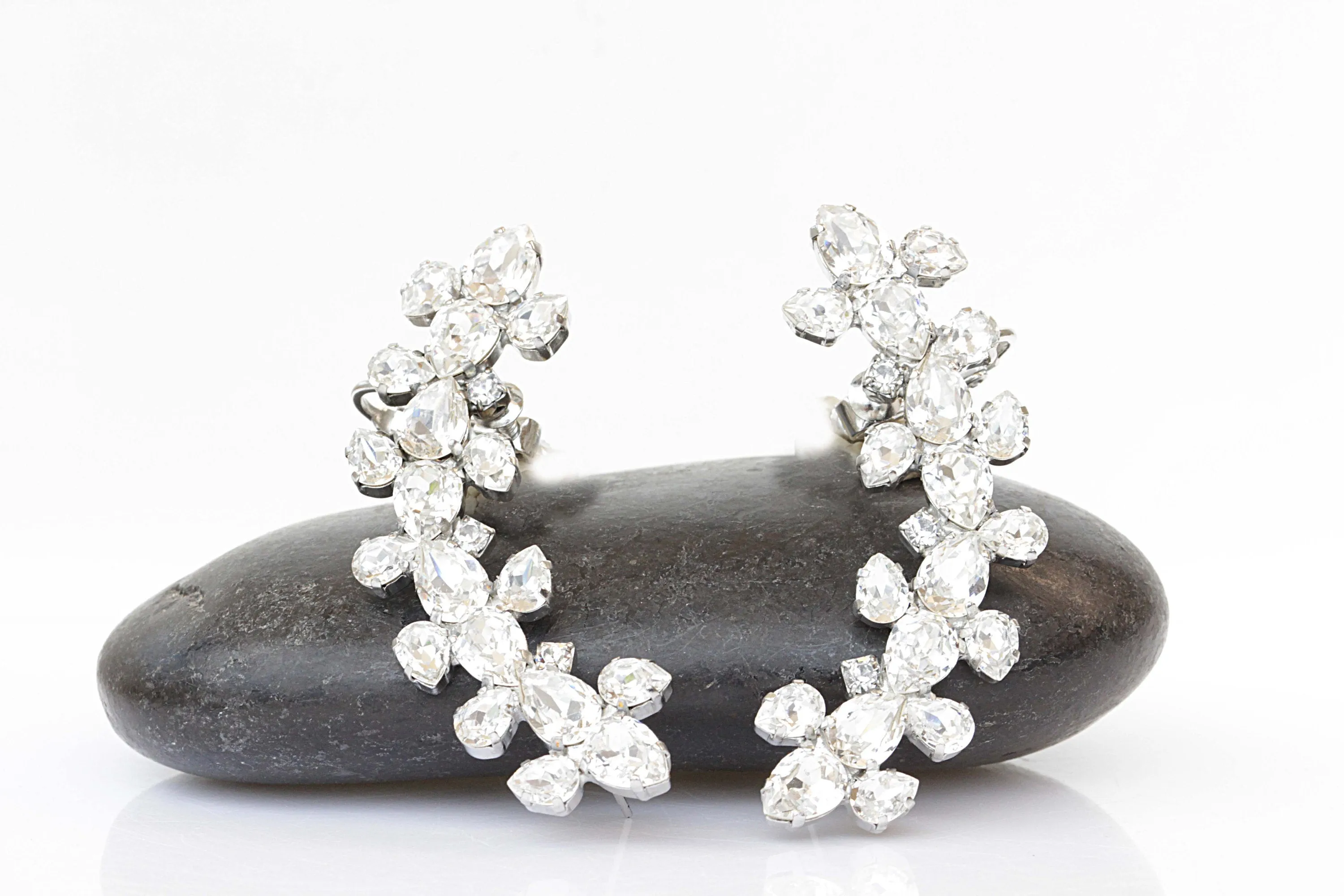 Silver EAR CLIMBER EARRINGS