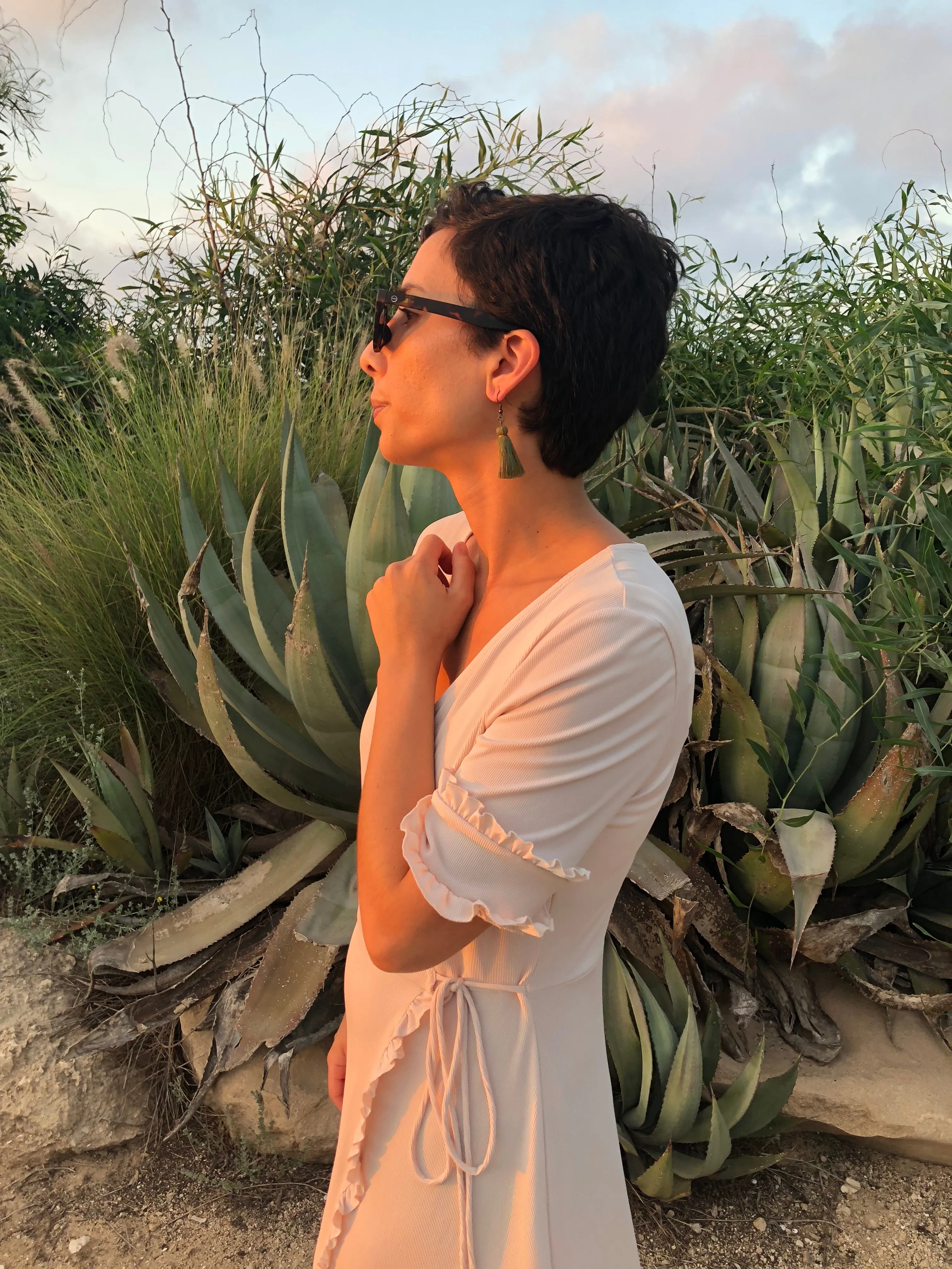 TASSEL STATEMENT EARRINGS