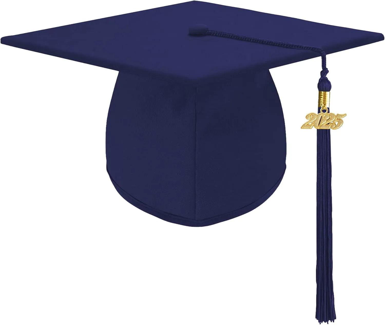 Unisex Adult Matte Graduation Cap Graduation Hat with Tassel Adjustable for High School and College