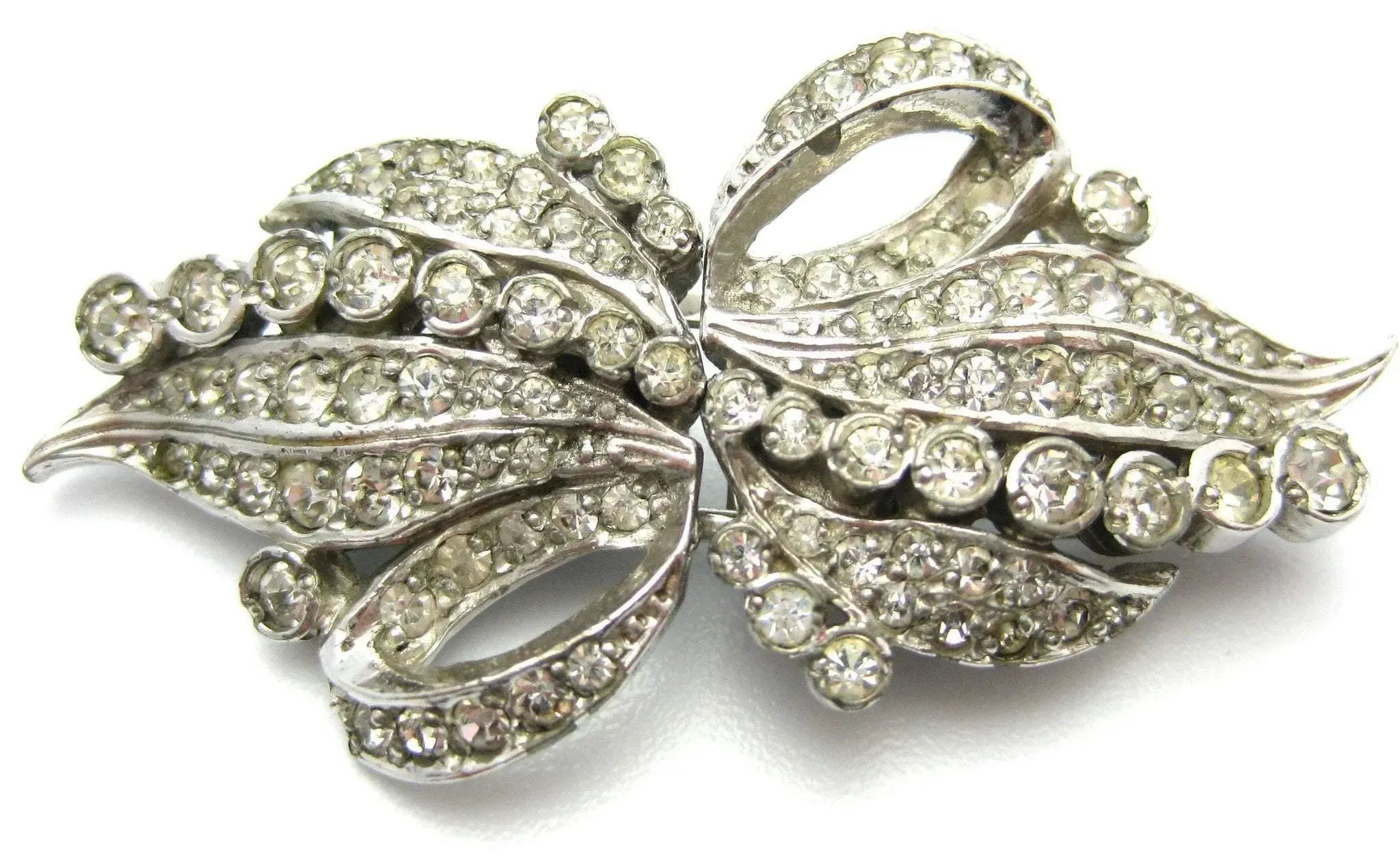 Vintage 1950s Duette Dress Clip Brooch