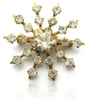 Vintage Gold Star Brooch