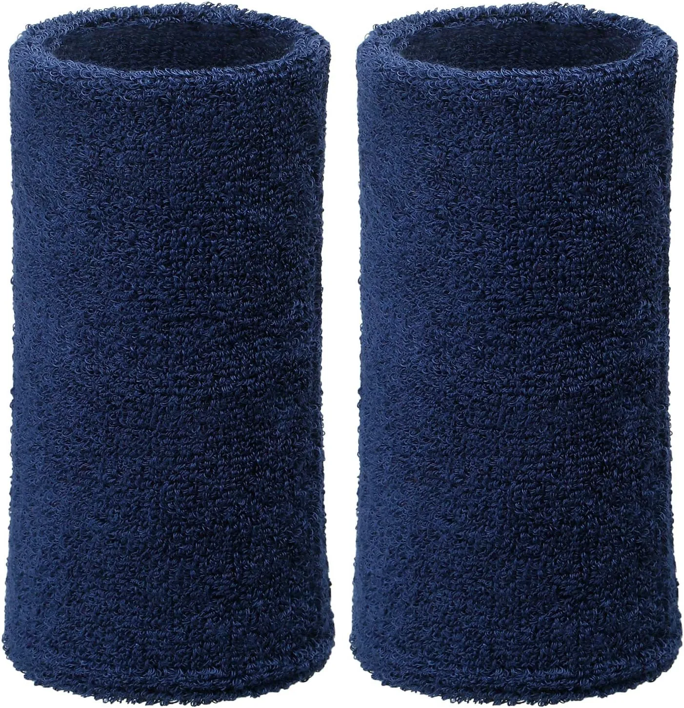 WILLBOND 6 Inch Wrist Sweat Bands for Men Women Tennis Elastic Athletic Long Sweatband Wrist Absorbent for Basketball Tennis Running Outdoor Activity