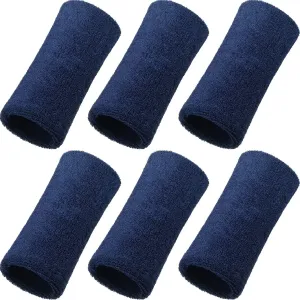 WILLBOND 6 Inch Wrist Sweat Bands for Men Women Tennis Elastic Athletic Long Sweatband Wrist Absorbent for Basketball Tennis Running Outdoor Activity